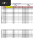 Spacing Trials - Data Sheet