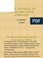 Ia - Bs Matrix & Ad Little Life Cycle Approach: K.Chitra 11TM03