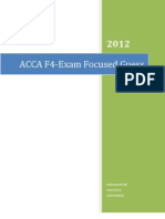 ACCA F4 Guess Paper June 2012