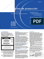 Televisor de Proyección: Manual de Instrucciones Lea El Manual Antes de Operar El Producto