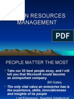 Human Resources Management