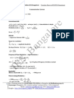 Electronics Engineering Formula Sheets