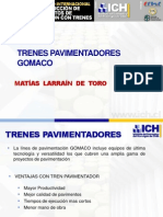 Tren Pavimentador Gomaco