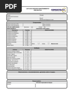 Formato Mantenimiento