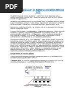 Tipos de Instalación de Sistemas de Oxido Nitroso