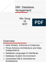 IS698: Database Management: Min Song IS Njit