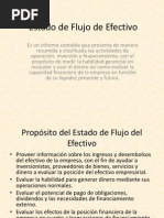 Estado de Flujo de Efectivo