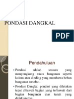 Pondasi Dangkal