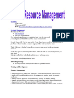 Human Resouce Management