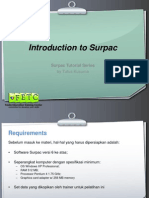 Introduction To Surpac