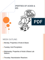 Properties of Acids and Bases