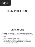 Denim Processing