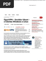 Blog Do Nerd OpenVPN - Servidor Ubuntu e Clientes Windows e Linux