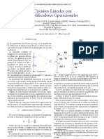 Circuitos Lineales Con Amplificadores Operacionales