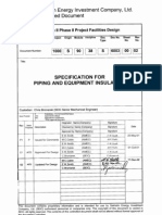 Piping and Equipment Insulation