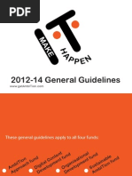 General Guidelines - Make:IT:Happen Fund