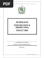 Petroleum Policy 2009