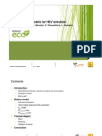 2-Li-Ion Battery Models For HEV SimulatorCHAMAILLARD