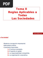 Tema 02, Reglas Aplicables A Todas Las Sociedades I