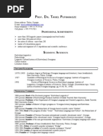 Prof - Dr. Tariel Putkaradze's Resume