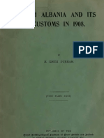 High Albania and Its Customs in 1908 - Mary Edith Durham (1910)