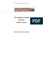 Lingustics Journal