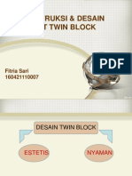 Konstruksi & Desain Twin Blok