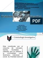 Criminología Investigativa