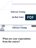 Software Testing Jai Raj Yadav