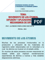 Difusion y Mecanismos de Difusión