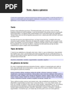 Tipos de Texto