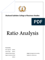 Ratio Analysis Project 