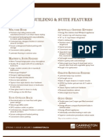 Rutherford Gate Condominiums BLDG C Feature Sheet