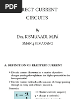 CHAPTER VII Direct Current Circuits