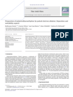 Preparation of Polytetrafluoroethylene by Pulsed Electron Ablation - Deposition and Wettability Aspects