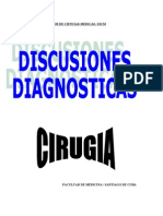 Folleto de Discusiones Diagnosticas de Cirugía