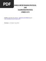 Energy Meter Reading Protocol AND Calibration Protocol VTEMS11-VT11