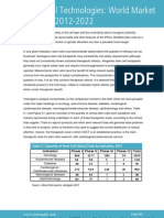 Stem Cell Technologies World Market Outlook 2012-2022