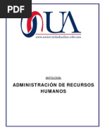 Administración de Recursos Humanos