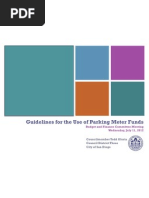 Guidelines For The Use of Parking Meter Funds: Budget and Finance Committee Meeting Wednesday, July 11, 2012