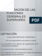 Alteracion de Funciones Superiores