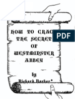 How To Crack The Secret of Westminster Abbey by Richard Barker