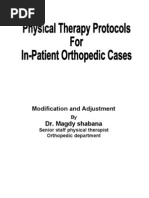 Orthopedic in PT PT Protocol