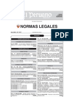 Ley 29901 Ley Que Precisa Competencias Del Organismo Supervisor de La Inversión en Energí y Minerí (OSINERGMIN)