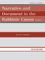 Narrative and Document in the Rabbinic Canon: The Two Talmuds