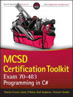 MCSD Certification Toolkit (Exam 70-483): Programming in C#