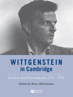 Wittgenstein in Cambridge: Letters and Documents 1911 - 1951