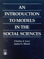 An Introduction to Models in the Social Sciences