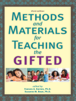 Methods and Materials for Teaching the Gifted