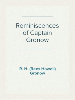 Reminiscences of Captain Gronow